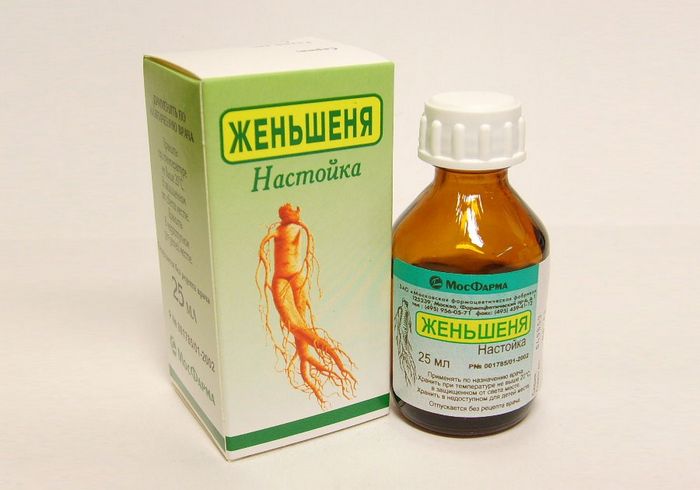 Настоянка кореня женьшеню